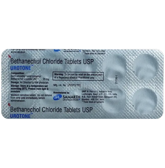 urotone 25mg tablet 10's